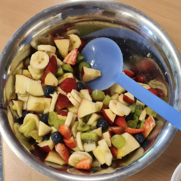 Selbstgemachter Obstsalat